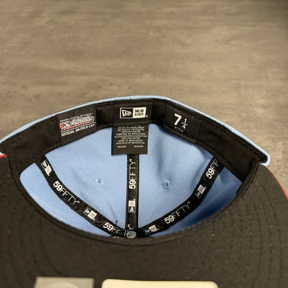 Salem Red Sox Hat New Era Cap 7 1/4 Navy‎ Red MiLB Boston Farm Team 59Fifty - Picture 7 of 7